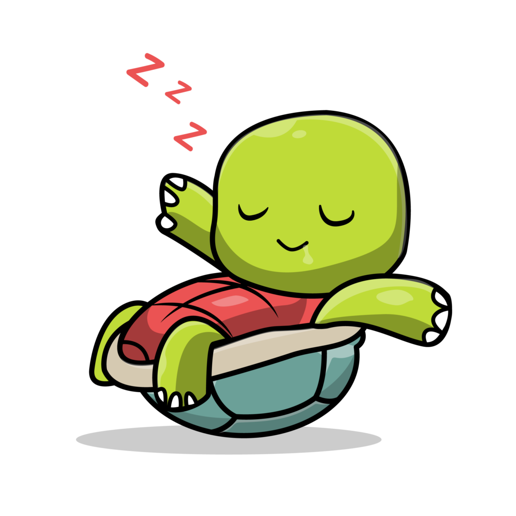 Mascot-Sleeping